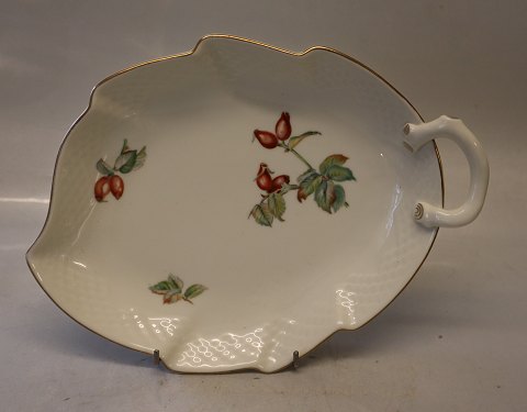 199 Bladformet assiet, (stor) 25 cm (357) Balder B&G  - Hyben