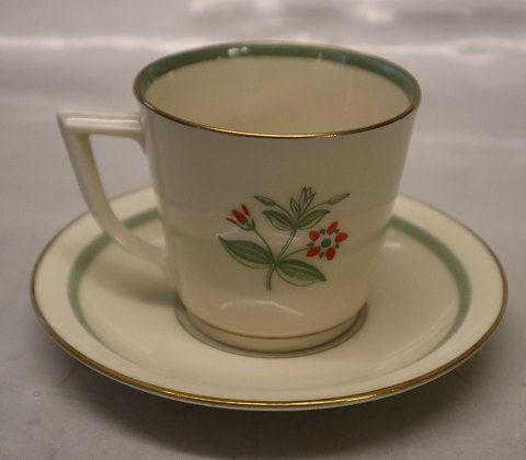 1010-9481 Coffee cup 6,8 x 7,5 cm, saucer 13 cm Fensmark # 1010 Royal Copenhagen 