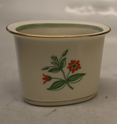 1010-9488 Oval tandstik bæger 6 x 7.8 cm Fensmark #1010 Kongelig Dansk Spisestel