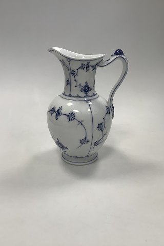 Royal Copenhagen Musselmalet Riflet Chokoladekande med låg No. 482