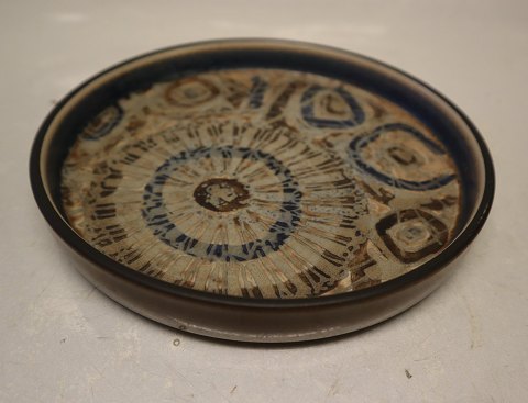 RC Faience 870-3290 Round Bowl 17.5 cm Baca Nils Thorsson Aluminia Copenhagen Baca Faience