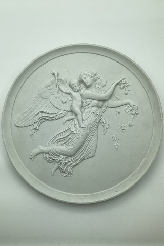 Bing and Groendahl Bisquit Plate - The Day No. 86