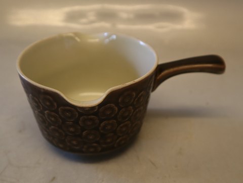 311 Sovsekande 4 dl / 6.5 x 15 cm med hank Umbra Brun udgave af  AZUR Quistgaard for B&G / Nissen Kronjyden Stoneware