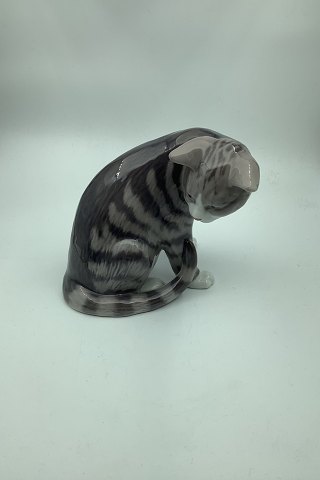 Bing og Grøndahl Figur af Stribet Kat No. 301