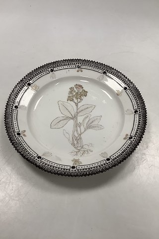 Royal Copenhagen Privat malet Flora Danica Frokosttallerken der ikke er lavet færdig