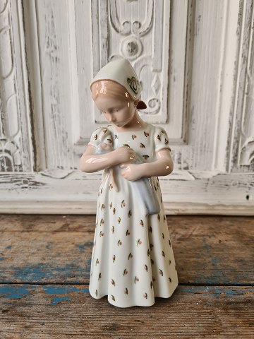 B&G Figur - Mary med dukke No. 1721