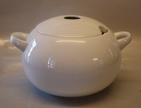 Casablanca   665 Hvidt Lågfad 17 x 27 cm med hanke Hvid Form 380 Bing & Grøndahl B&G