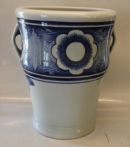 Unika Kongelig Dansk Gulvvase 35 cm Signeret Gotfred Rohde Blå Art Deco decoration