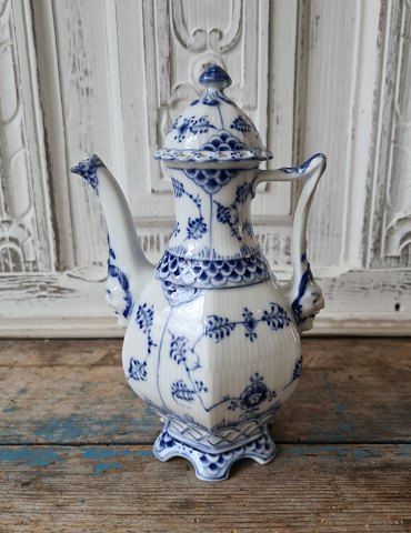 Royal Copenhagen Blue Fluted full lace coffee pot no. 1030
