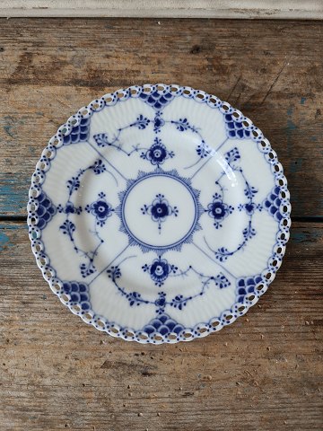 Royal Copenhagen Musselmalet helblonde kagetallerken No. 1088, 1898 - 1923