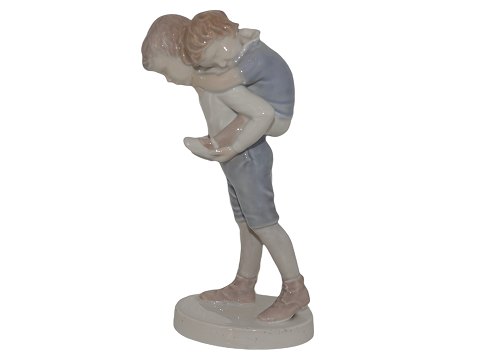 Bing & Grøndahl figurTo legende børn - tidlig udgave
