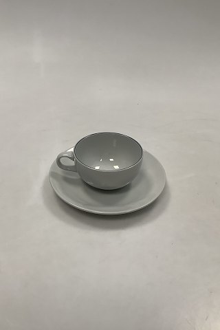 Royal Copenhagen Blåkant Mokkakop og Underkop No. 3043