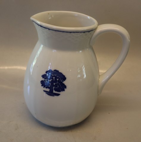 1046 Mælkekande ca 18 cm  Bing & Grøndahl EGEN - blåt egetræ på musling Hotelporcelæn