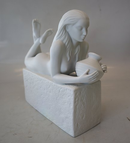 100  Kgl. Aquarius Vandmanden (20. jaunar til 19 februar)  Christel  Zodiac Stjernetegnsfigur Bisquit (1249100-41200) Kongelig Dansk