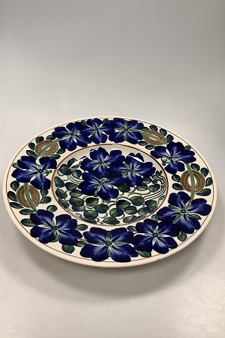 Aluminia Fajance Fad / Skål No. 200/300 med Blomster motiv