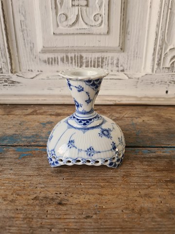 Royal Copenhagen Bluefluted full lace candle holder no. 1138
