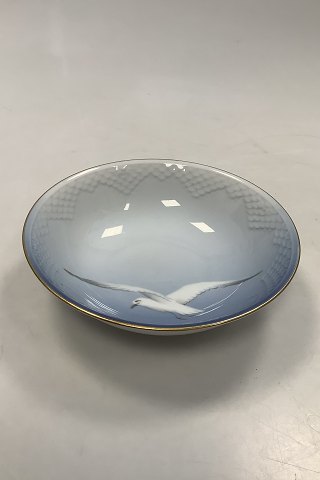 Bing and Grondahl Seagull with Gold Bowl, little No. 45