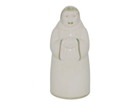 AluminiaPeberbøsse / figur med lysegrøn dekoration