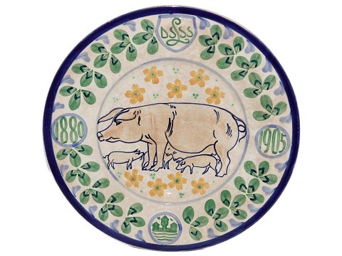 AluminiaPlatte med grise fra 1905