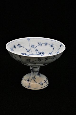 Royal Copenhagen Blue Fluted Plain salad plate on a high stand...RC# 1/22.