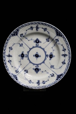 Royal Copenhagen Musselmalet Halvblonde flad tallerken ,Dia.:19cm.1/573.