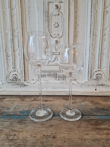 Ballet rødvin og hvidvins glas -Holmegaard