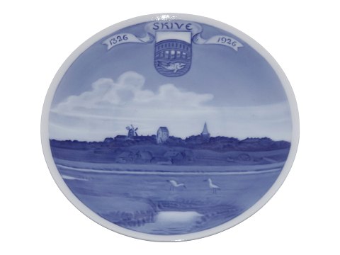 Royal Copenhagen Mindeplatte fra 1926Skive 1326-1926