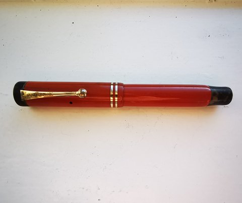 Short Parker Duofold fountain penKØBES OG SÆLGES GAMLE FYLDEPEN og FYLDEPENNE