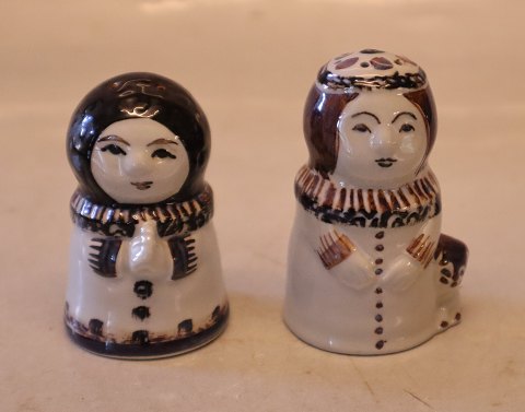 Aluminia kunstfajance Salt og peber Doreen Middelboe