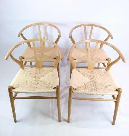 Sæt Af 4 Y-Stole - Model CH24 - Hans J. Wegner - Carl Hansen & Søn - 1990erne