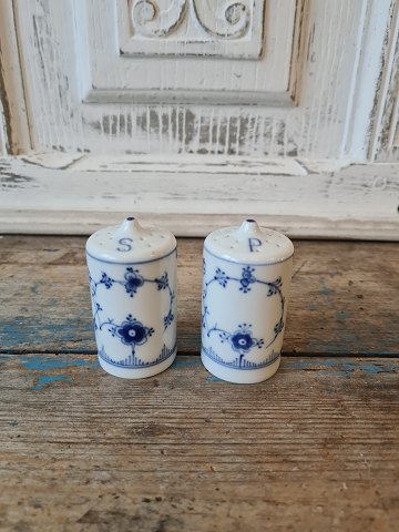 B&G Blåmalet Hotelporcelæn salt & peber sæt
