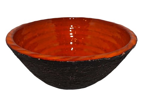 Jysk Art PotteryOrange bowl from the 1970