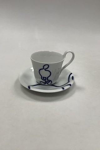 Royal Copenhagen Musica Kop med høj hank No. 093 A