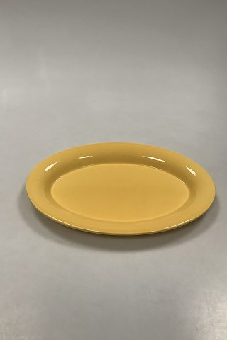 Royal Copenhagen Ursula oval Tallerken i Gul No. 621
