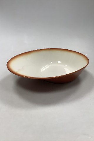 Royal Copenhagen Ursula Large Serving Bowl Ochre No. 578