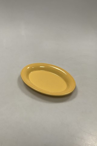 Royal Copenhagen Ursula Oval Plate in Yellow No. 073