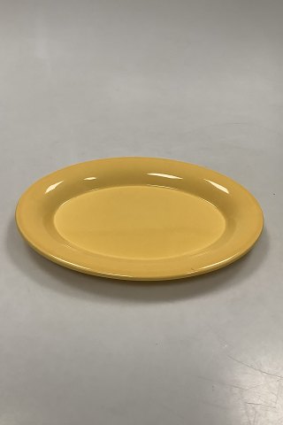 Royal Copenhagen Ursula oval Tallerken i Gul No. 085