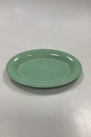 Royal Copenhagen Ursula oval Tallerken i Lysegrøn No. 085