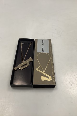 Georg Jensen Ornament Forgyldt Trompet 1991