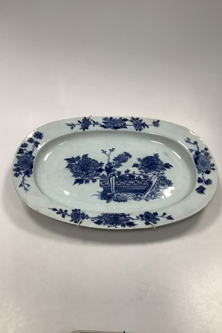 Large Oval Chinese Tray Qianlong 1735-1795