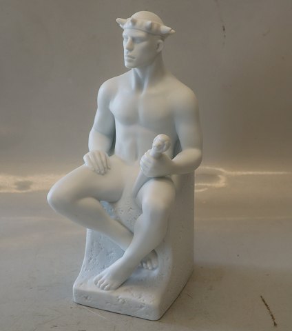 0617 Kgl. Leo Stjernetegnsfigur, Løve (23. juli til 22.august), mand 26 cm (1249617), hvid Pia Langelund Kongelig Dansk