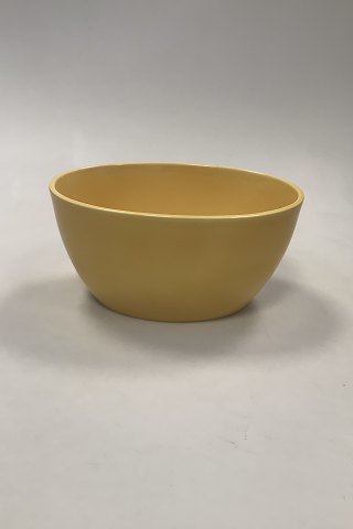 Royal Copenhagen Ursula Oval Bowl in Yellow No. 576