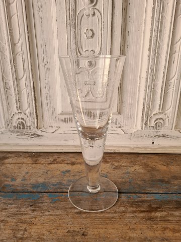 Pokal glas fra Kastrup glasværk ca. 1910