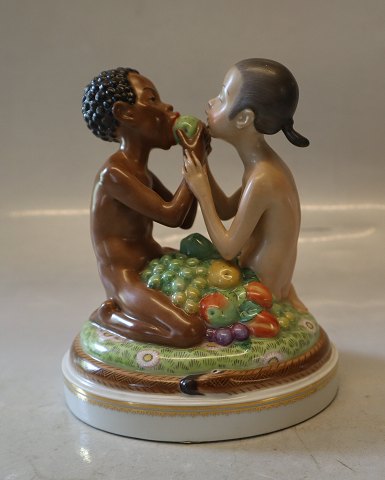Kongelig Dansk 1997 Kgl. Adam & Eva - overglasur 14 cm HHH 1919