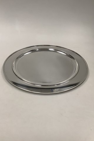 Georg Jensen Sterling Silver Bernadotte Charge Plate / Tray No 849 D Sigvard Bernadotte