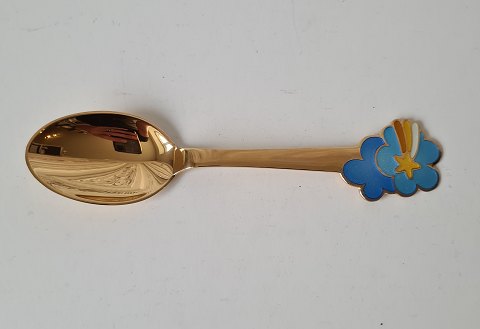 A.Michelsen Christmas spoon in sterling silver with enamel 1975