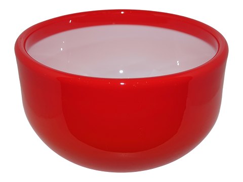 Holmegaard PaletRød skål 18,5 cm.