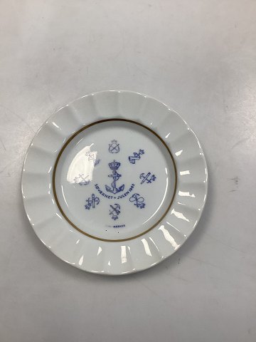Royal Copenhagen / Aluminia Royal Danish Navy Christmas Plate 1963