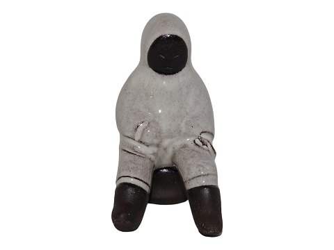 Hyllested art pottery figurineGreenland child