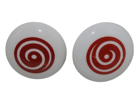 Royal CopenhagenRødt porcelænshåndtag / knop